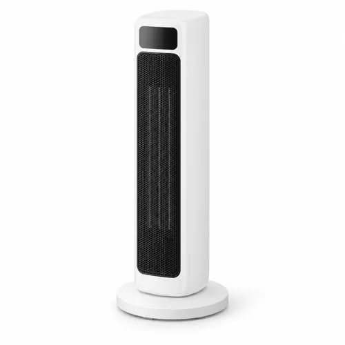 Tall oscillating ceramic tower heater